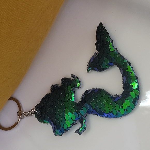 Mermaid Sequin Keyring - Picture 6 of 7
